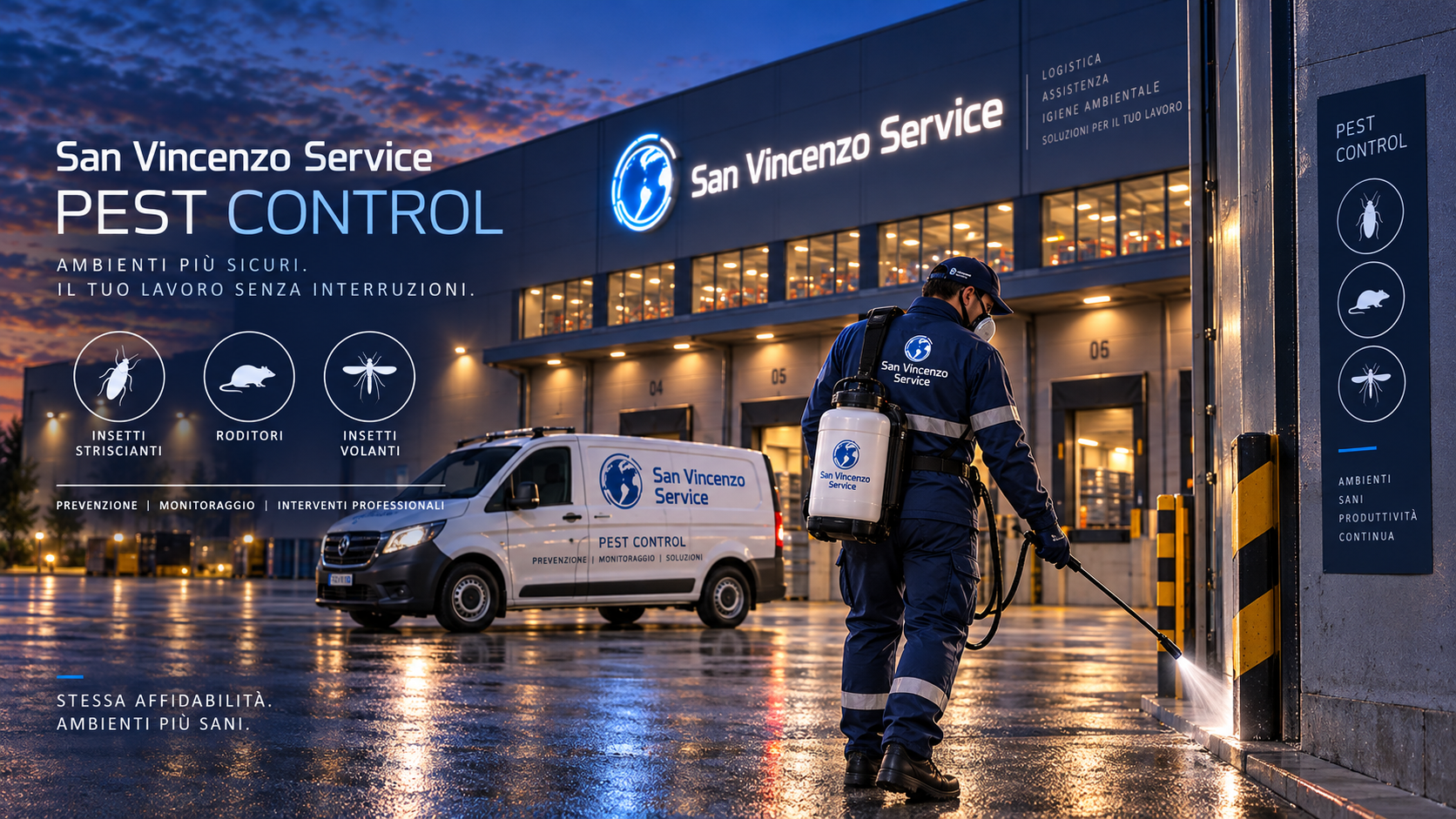 San Vincenzo: servizio Pest Control
